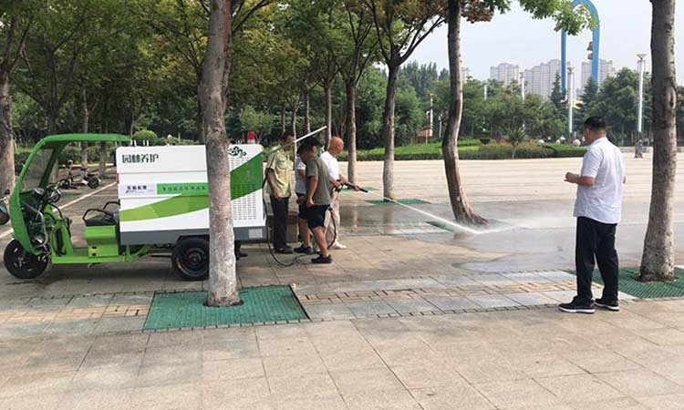 公園高壓清洗車 電動(dòng)高壓清洗車
