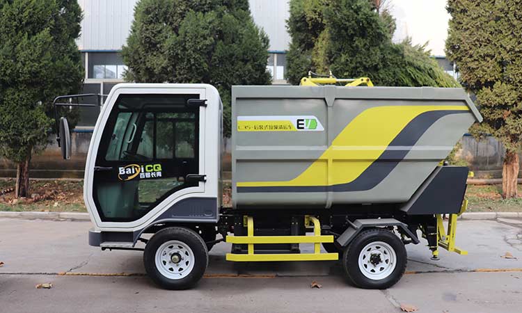 環衛后裝式垃圾清運車，城鄉物業小區垃圾轉運好幫手