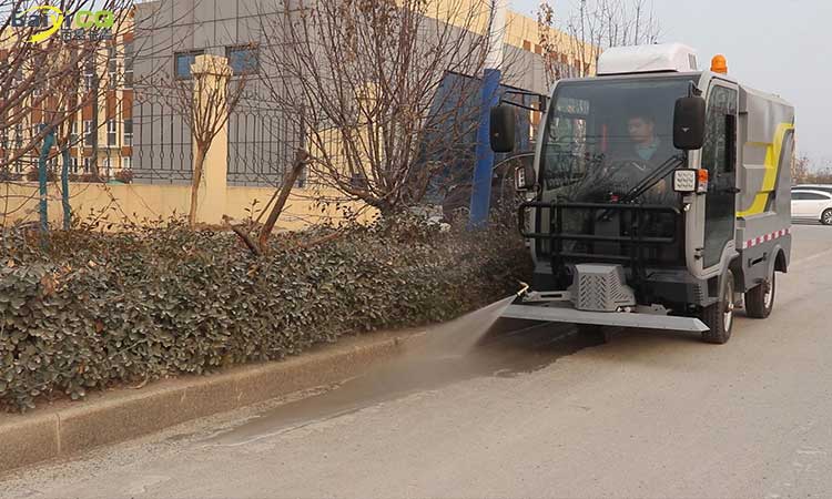 小型四輪高壓清洗車掃沖 道路高壓沖洗車
