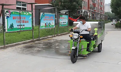 純電動(dòng)三輪高壓清洗車(chē)發(fā)往深圳某環(huán)衛(wèi)公司