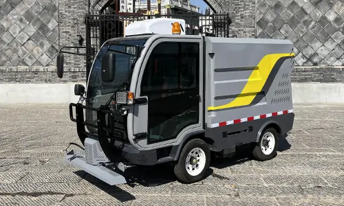 城市窗口輔道、人行道、墻體廣告清潔總是不徹底?可以了解一下小型純電動高壓清洗車!