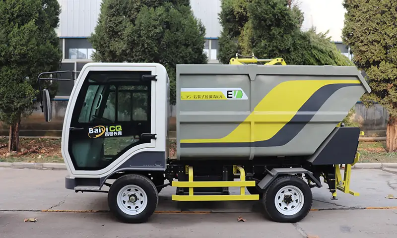 純電動，低噪音，零排放！3.5立方后裝式垃圾清運車物業小區垃圾轉運難題解決者！