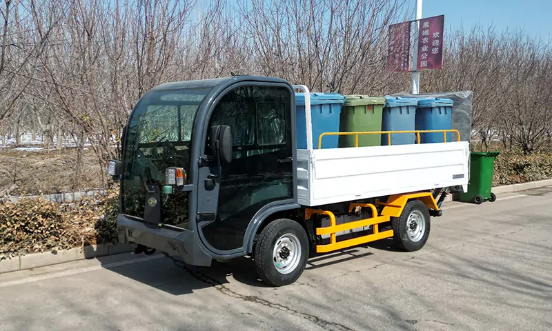 純電動八桶垃圾轉運車：高效環保的城市清潔先鋒
