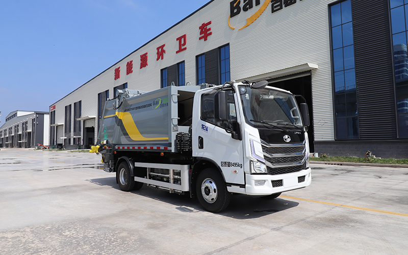 新能源壓縮式垃圾車BY-YS8000 新能源壓縮式垃圾車BY-YS8000